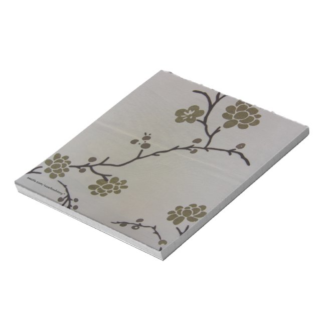 Cherry Blossoms Notepaper Notepad (Rotated)