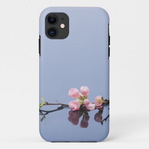 Cherry blossoms on water iPhone 11 case