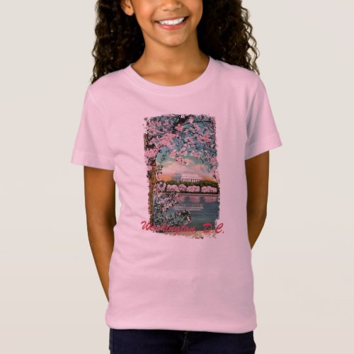 Cherry Blossoms Painted Kids Shirt