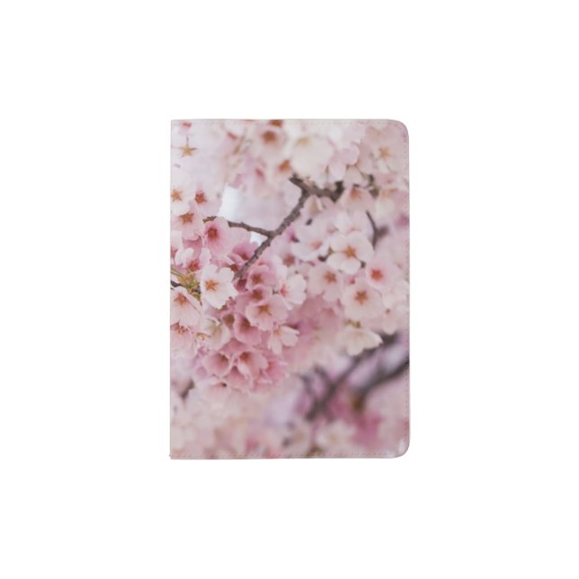 Cherry Blossoms Passport Holder (Front)