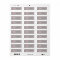 Cherry Blossoms pink/grey address label