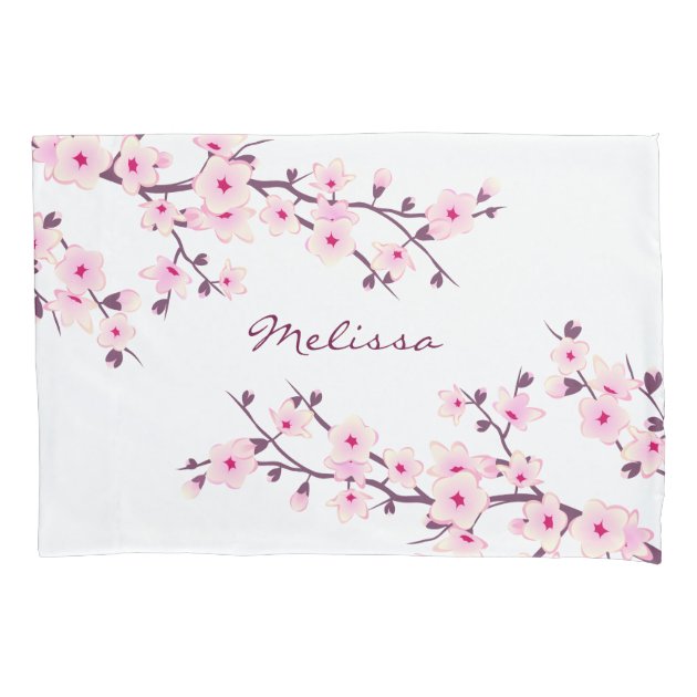 cherry blossom pillowcase