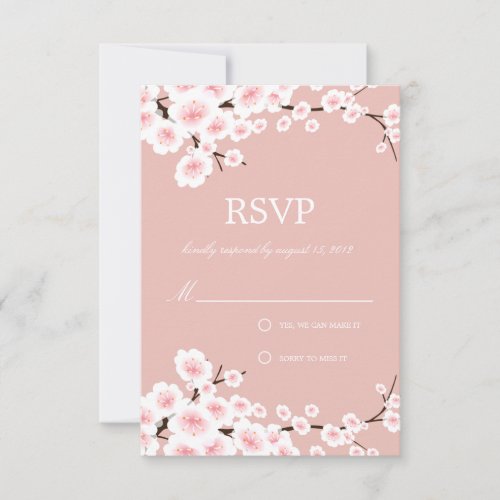 CHERRY BLOSSOMS  RSVP