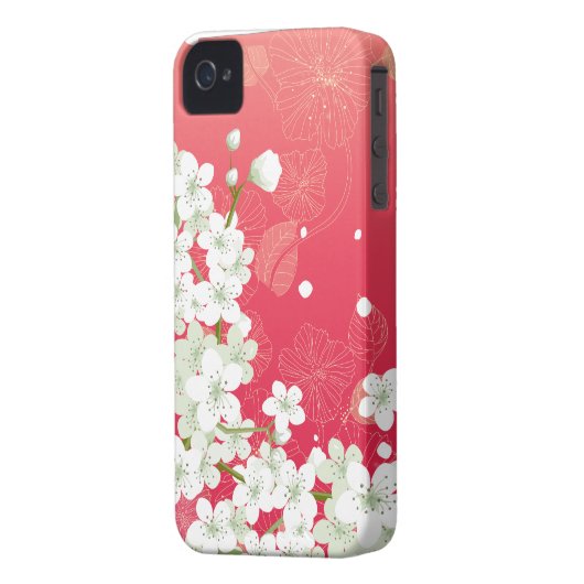 Cherry Blossoms Sakura Case-Mate iPhone Case (Back Left)