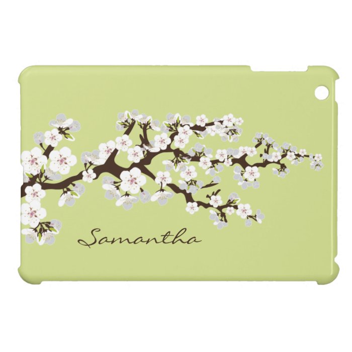 Cherry Blossoms Sakura iPad Mini Case (lime)