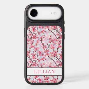 Cherry Blossoms Sakura Monogrammed iPhone 17 Air Case