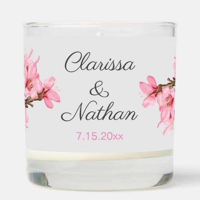 Cherry Blossoms  Scented Candle (Right)