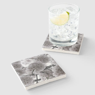 Cherry Blossoms Stone Coaster