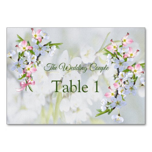 Cherry Blossoms Table cards