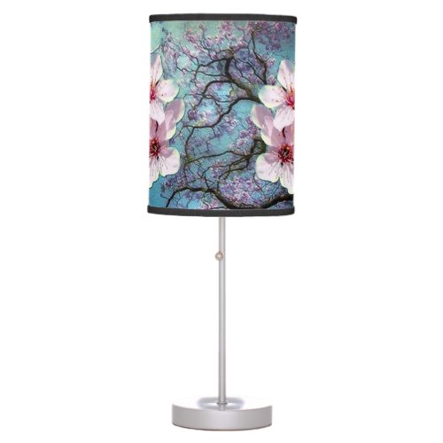 Cherry blossoms table lamp