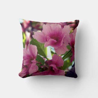 Cherry Blossoms Throw Cushion