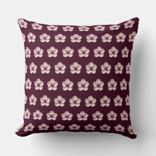 Cherry Blossoms Throw Pillow