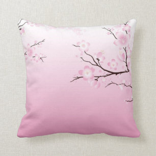 Cherry Blossoms Throw Pillow