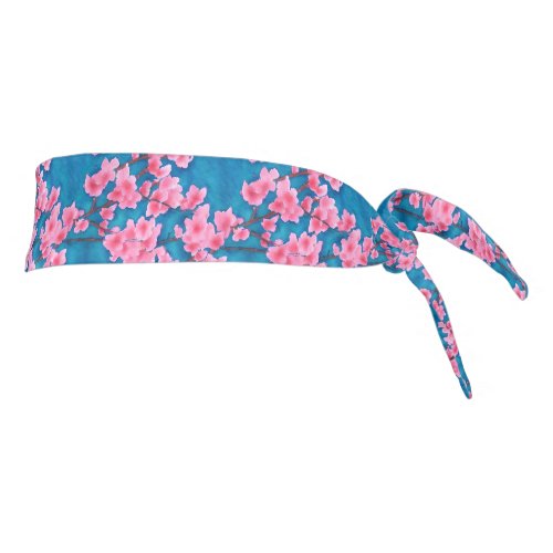 Cherry Blossoms Tie Headband