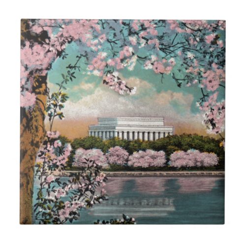 Cherry Blossoms Tile