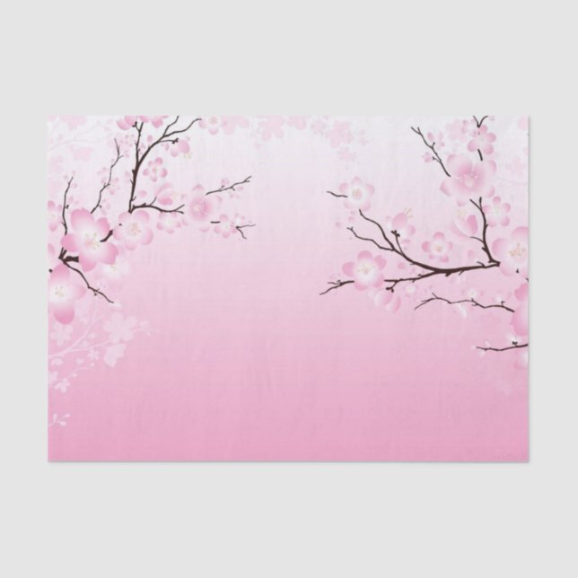 Cherry Blossoms Tissue Paper (Front)