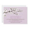 Cherry Blossoms Wedding Invitation (lilac)
