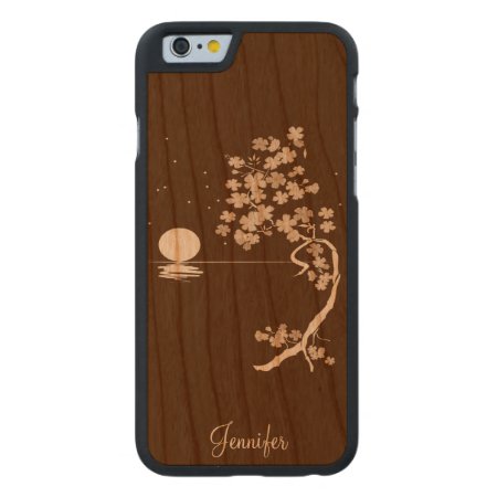 Cherry Blossoms Wooden Iphone 6 Case