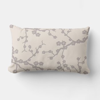 Cherry Blossons Lumbar Pillow by timelesscreations at Zazzle