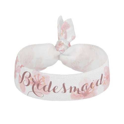 cherry blossum wedding bridesmaid hair tie