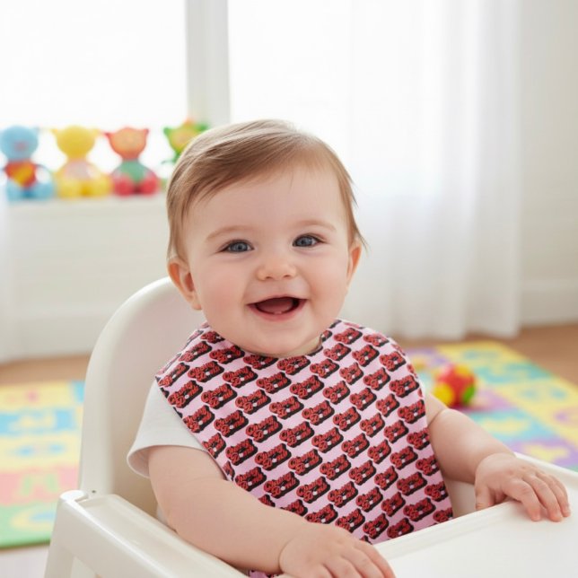 Cherry Bomb Baby Bib (Creator Uploaded)