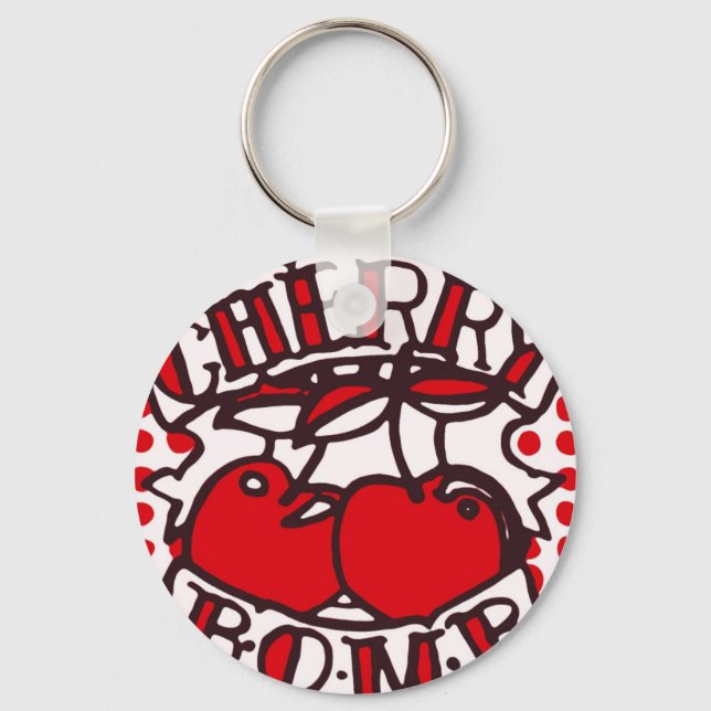 Cherry bomb design keychain (Front)