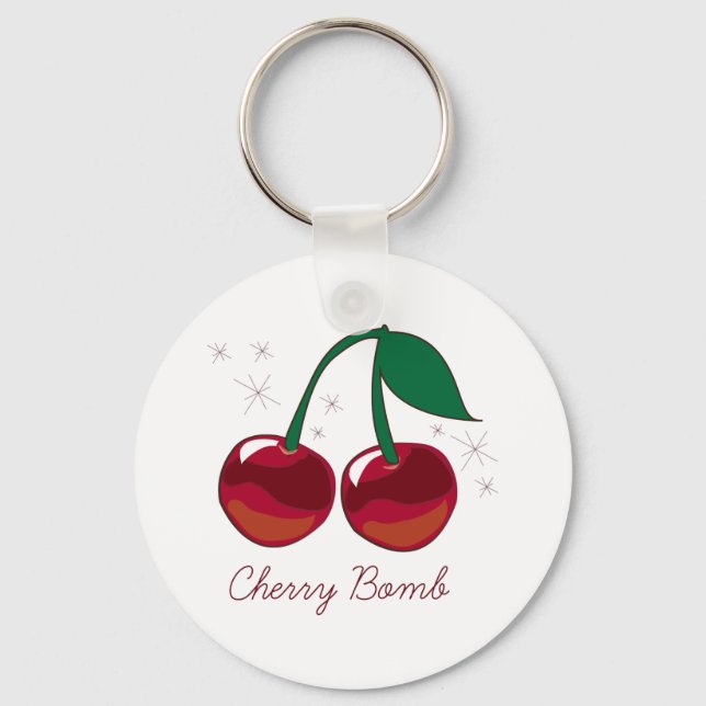 Cherry Bomb Keychain (Front)