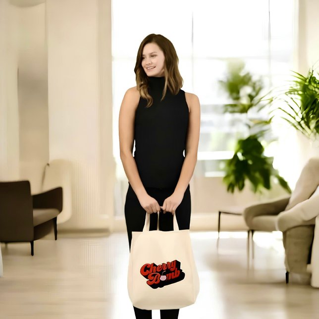 Cherry Bomb Mini Tote Bag (Creator Uploaded)