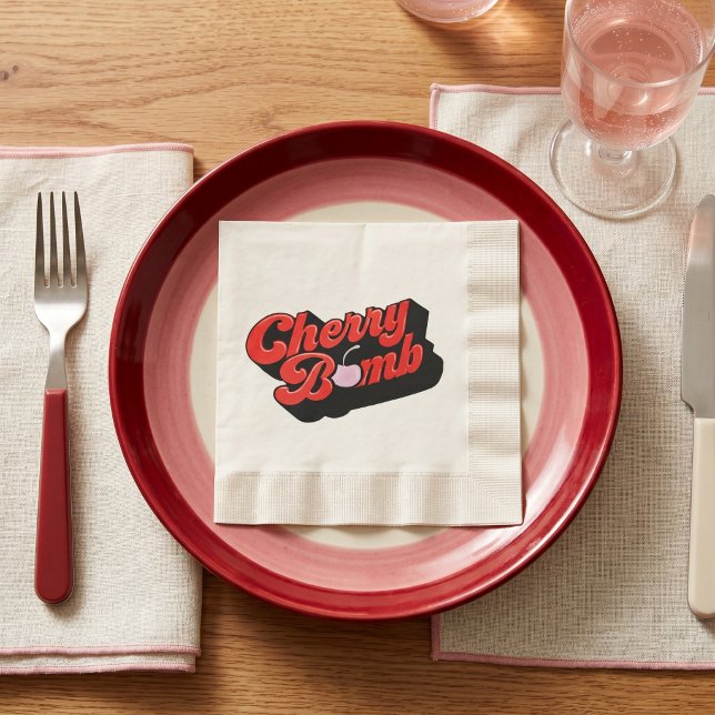 Cherry Bomb Napkins (Creator Uploaded)