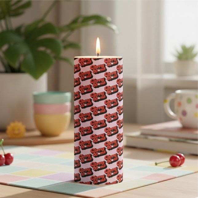 Cherry Bomb Pillar Candle (Creator Uploaded)