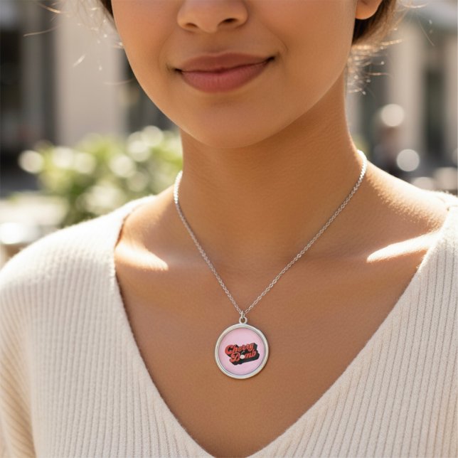 Cherry Bomb Silver Plated Necklace (Creator Uploaded)