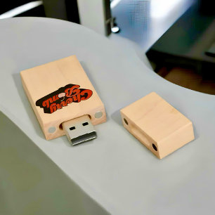 Cherry Bomb Wood Flash Drive