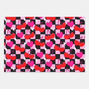 Cherry Bomb Wrapping Paper Sheets