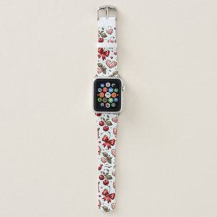 Cherry Bow Heart Apple Watch Band