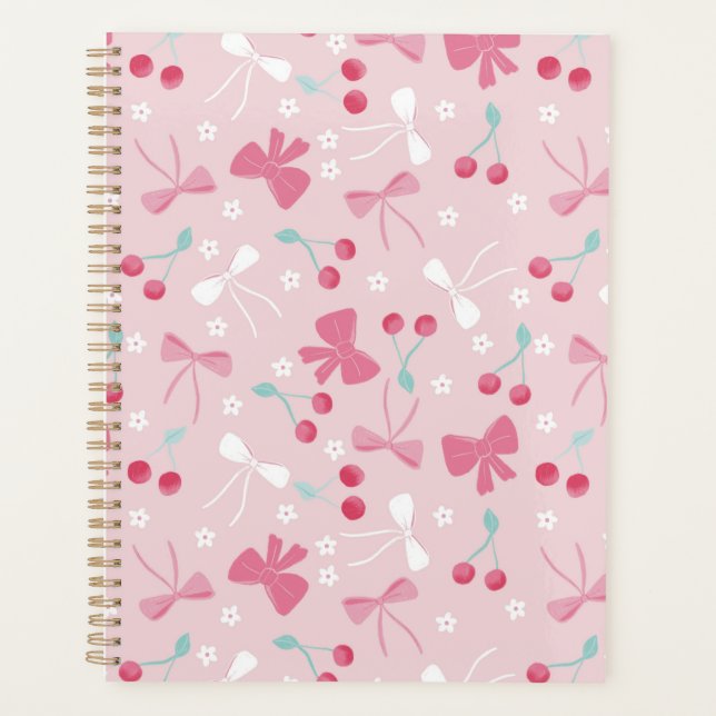 Cherry Bow Planner (Front)