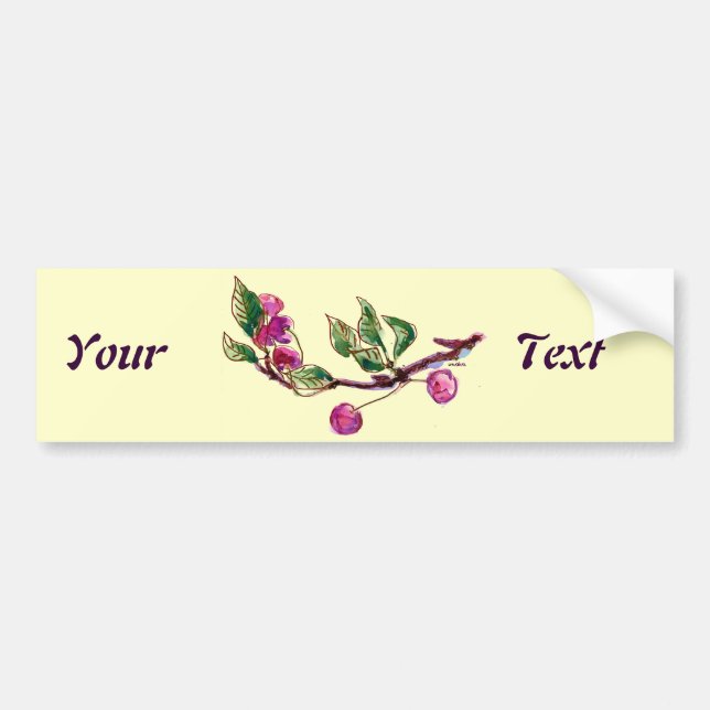 Cherry Branch Bumper Sticker (Front)