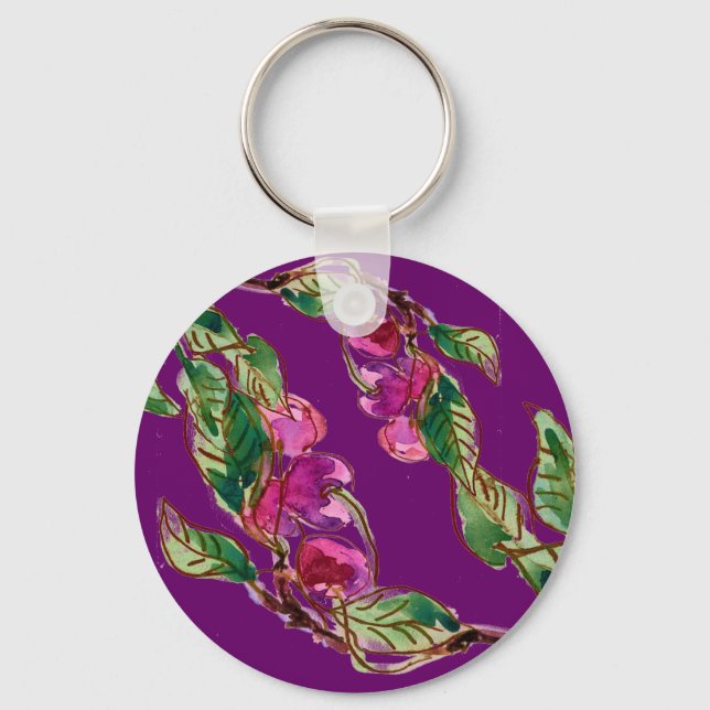 Cherry Branch Keychain (Front)
