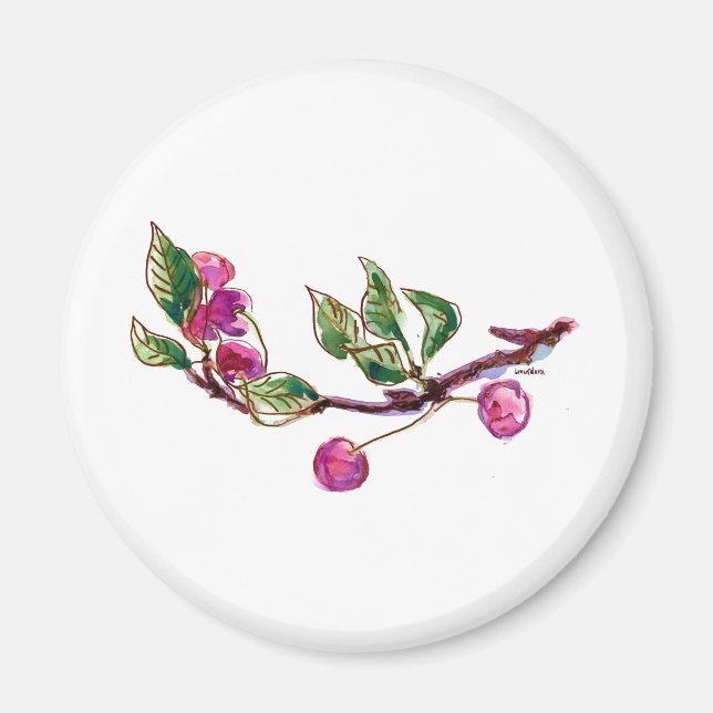 Cherry Branch Magnet (Front)