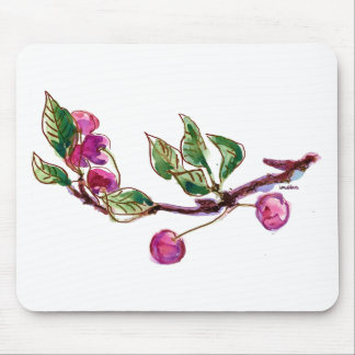 Cherry Branch Mouse Pad