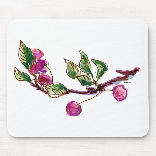 Cherry Branch Mouse Pad (Front)