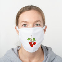 Cherry Bunch Cotton Face Mask