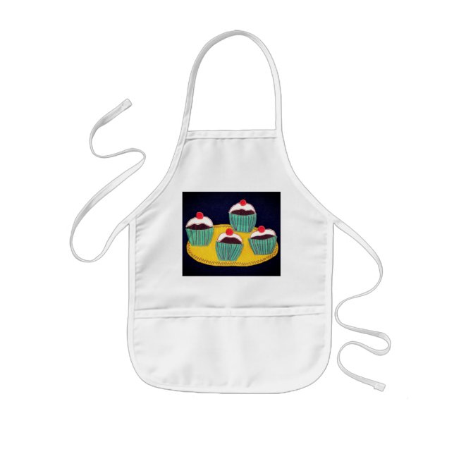 Cherry buns kids' apron (Front)