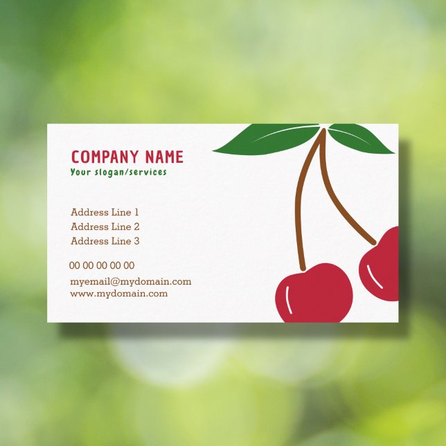 Cherry Business Card (Cherry Business Card)