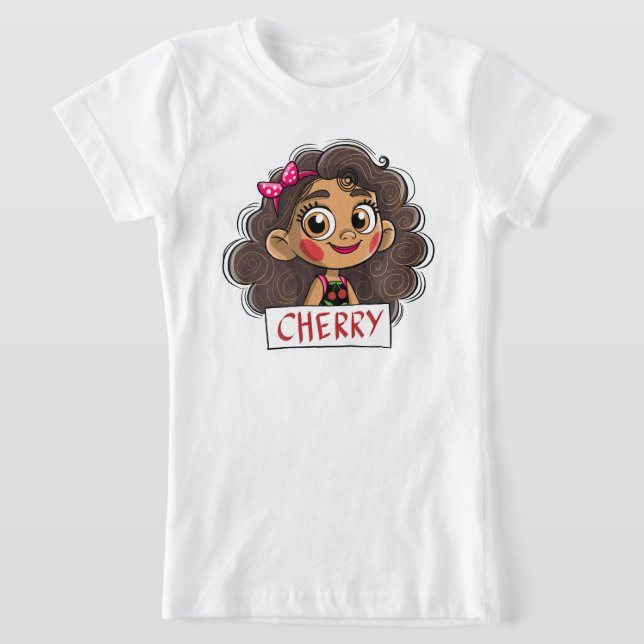 Cherry _ By: Ahmad Qaddura T-Shirt (Laydown)