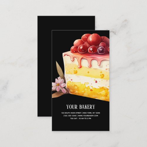 Cherry Cake business card