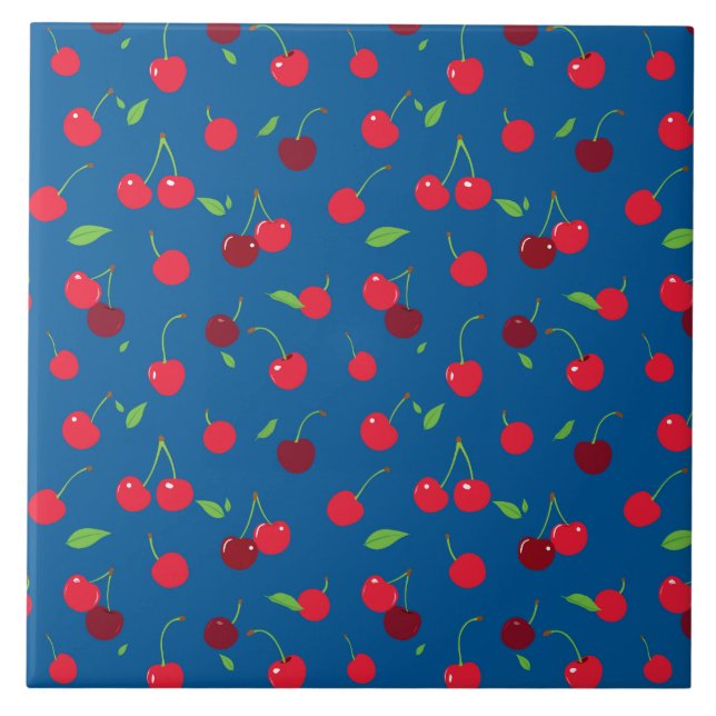 Cherry Ceramic Tile (Front)
