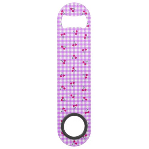 Cherry  Check Pink Speed Plug Opener