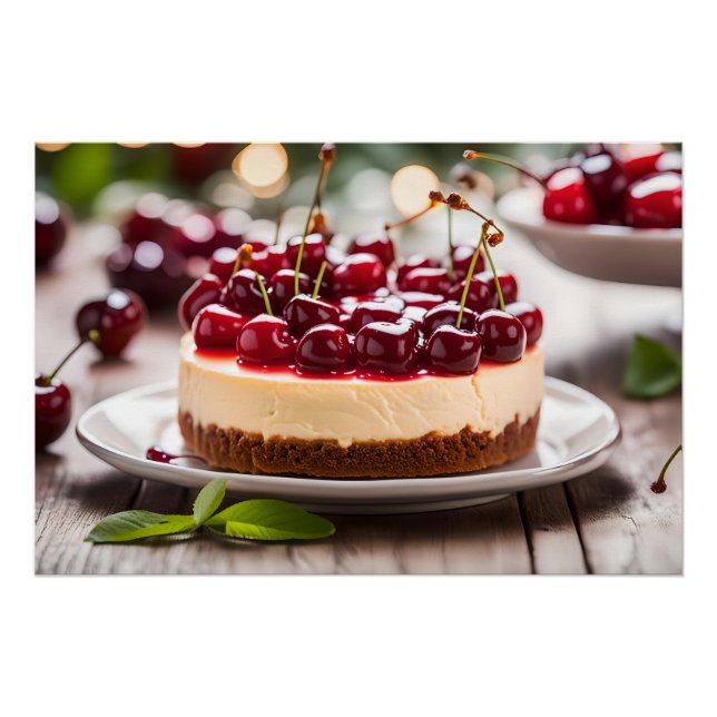 Cherry Cheesecake Poster (Front)