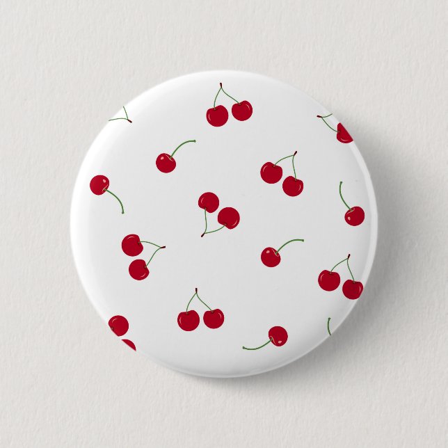 Cherry Cherries Button (Front)