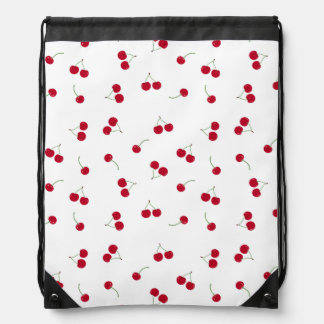 Cherry Cherries Drawstring Bag